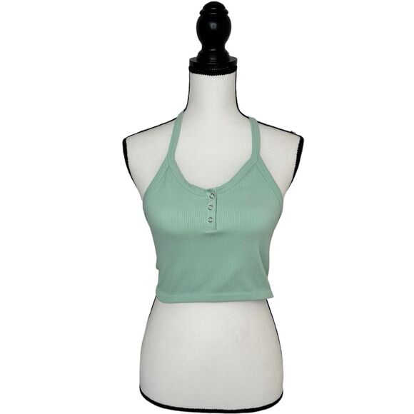 FP Movement Free Throw Henley in Mint Crop Tank - Picture 5 of 9